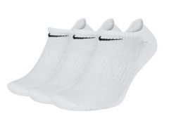 Nike - Everyday Lightweight No-Show 3-Pack - White Socks