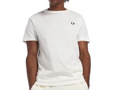 Fred Perry - Crew Neck T-Shirt - White T-Shirt Cotton