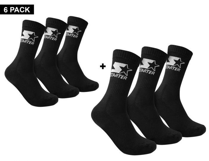Starter 6-Pack Crew Socks Crew Socken