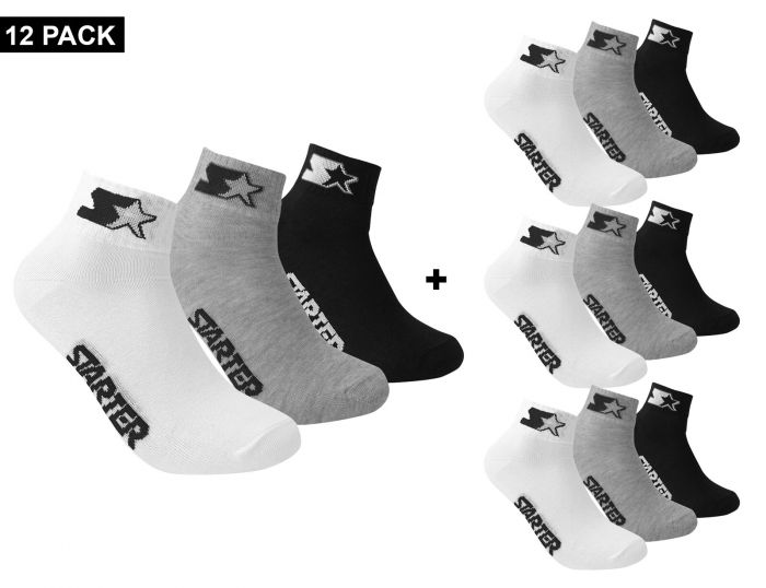 Starter 12-Pack Quarter Socks 12er Pack Socken
