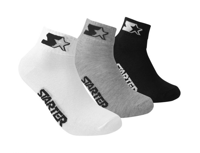 Starter 3-Pack Quarter Socks Halbhohe Socken