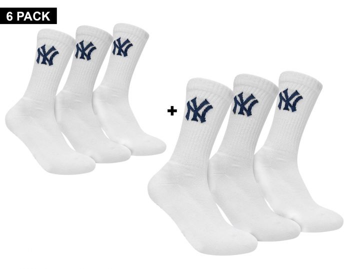 New York Yankees 6-Pack Crew Socks Crew Socken