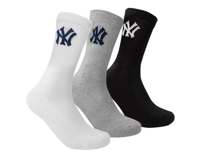 New York Yankees 3-Pack Crew Socks Sportsocken