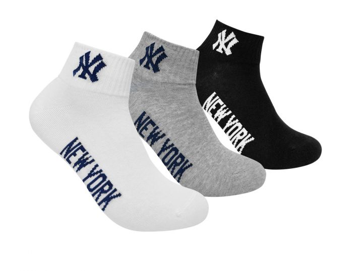 New York Yankees 3-Pack Quarter Socks 3er Pack Socken