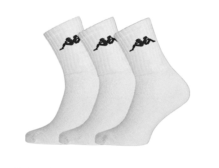 Kappa Trisper Tennis Sock 3 pack Weiße Socken