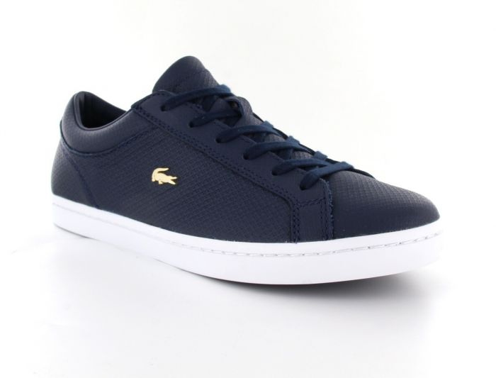 Lacoste - Straightset 316 3 CAW - Dunkelblaue Sneakers