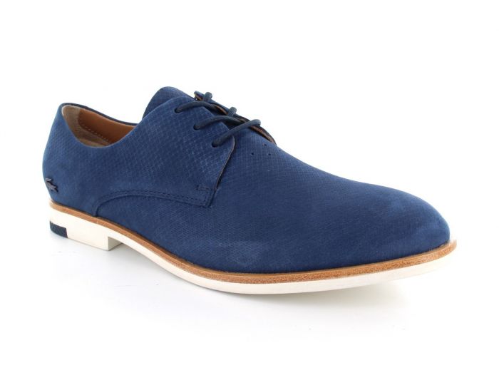 Lacoste blue hot sale suede shoes