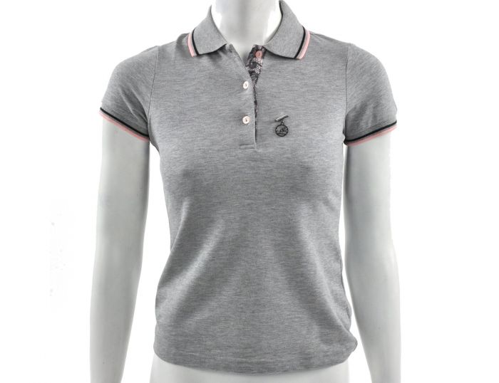 Australian Polo Women Graues Poloshirt