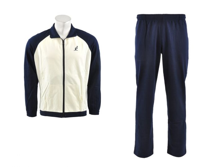 Australian Sweatsuit Weiß/blauer Trainingsanzug