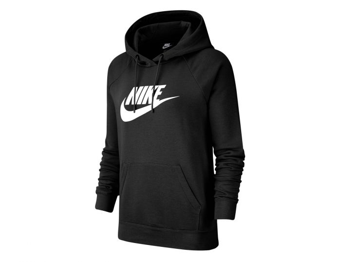 Nike NSW Essential Hoodie Women Schwarzes Sweatshirt