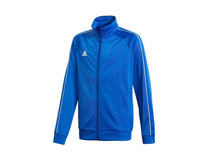 adidas Core 18 Polyester Jacket JR Blaue Trainingsjacke