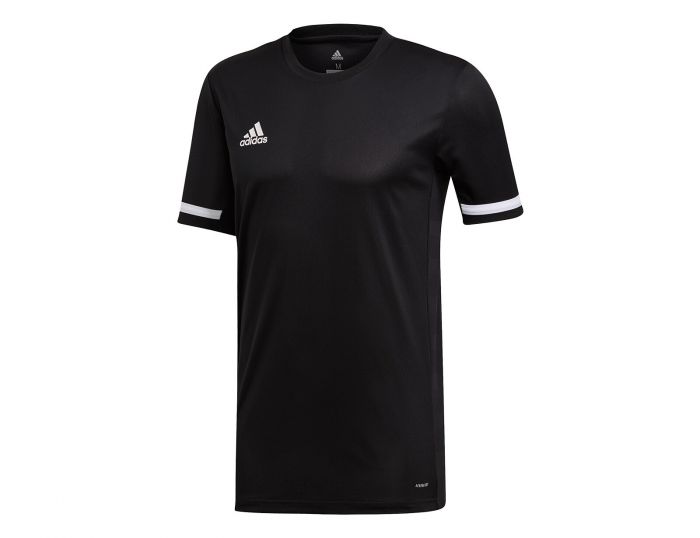 adidas T19 Short Sleeve Jersey Men Sportshirt Schwarz