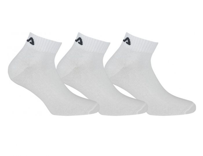 Fila Ankle Socks 3-Pack Weiße Knöchelsocken