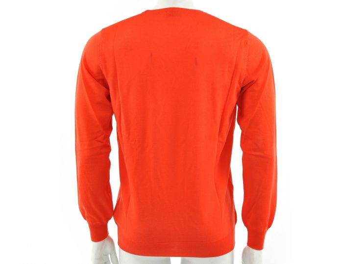 Peak Performance Matthew Crew Orangefarbener Pullover NY8774