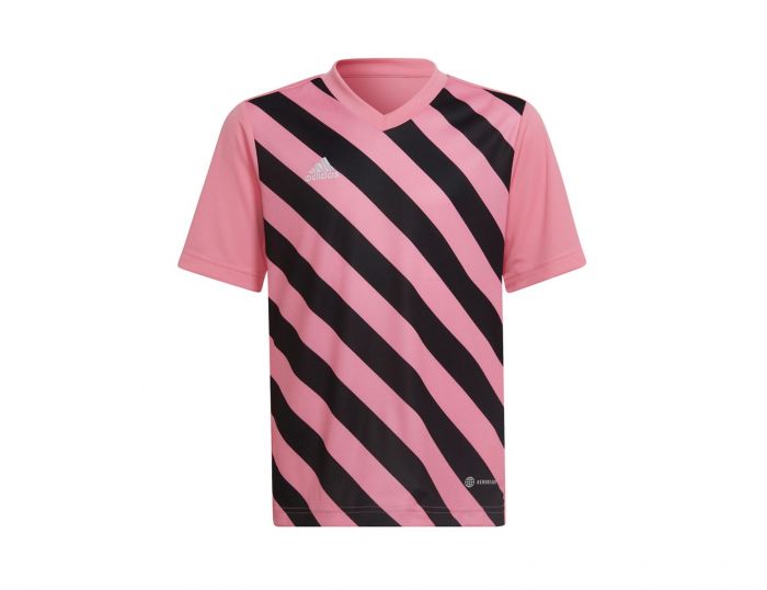 adidas Entrada 22 GFX Jersey Youth Roze Voetbalshirt