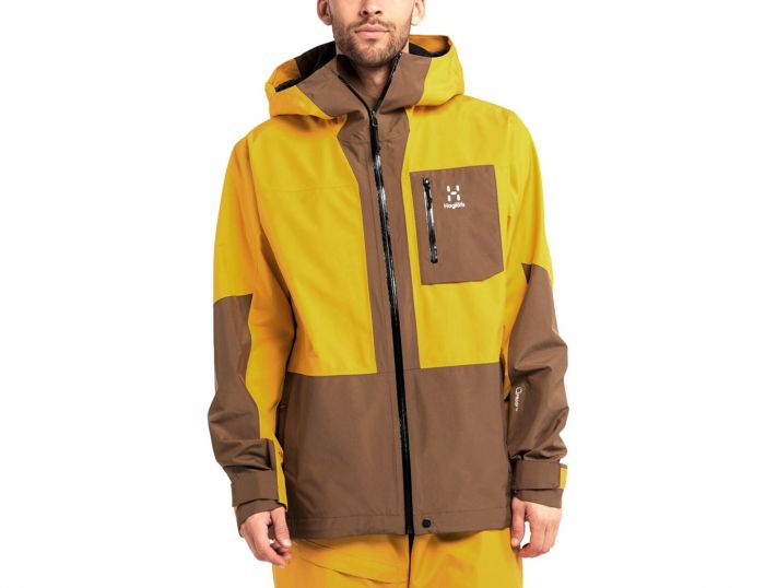 Haglöfs Lumi Jacket Gelbe Skijacke Herren