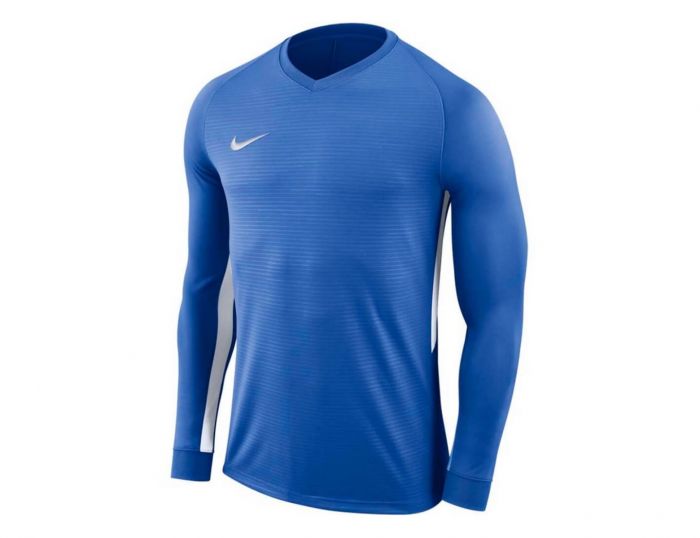 Nike Dry Tiempo Premier LS Shirt Blauw Shirt