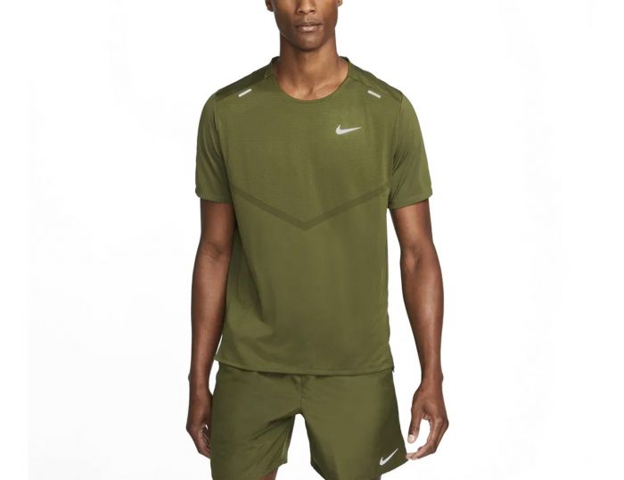 Nike DriFIT Rise 365 Groene Sportshirt