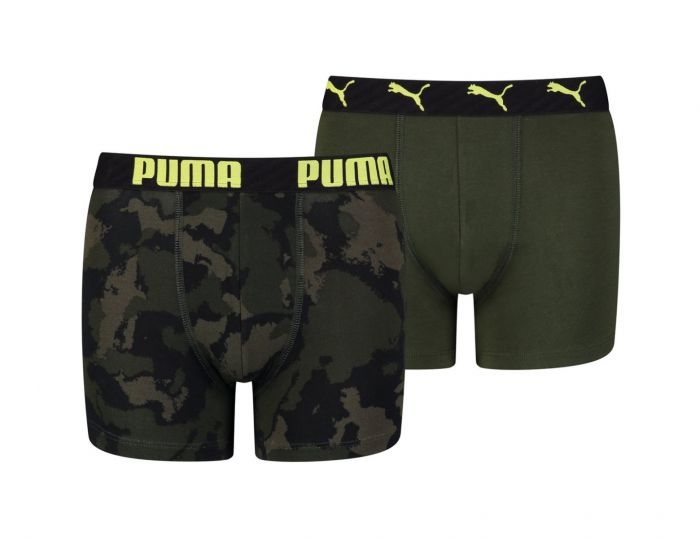 Puma Boys Camo Boxer 2p Onderbroeken